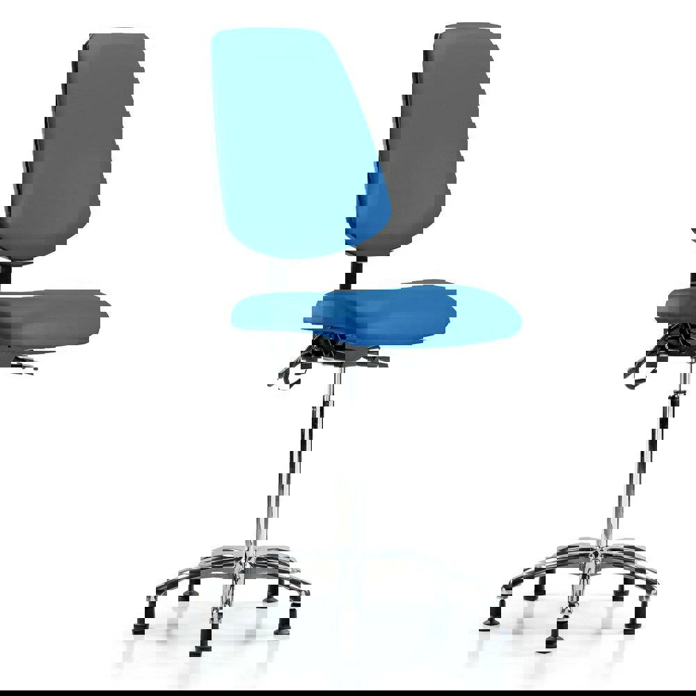 Task Chair: ESD Vinyl, Blue